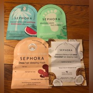 Sephora Hair and Body Mask Set (4 masks)